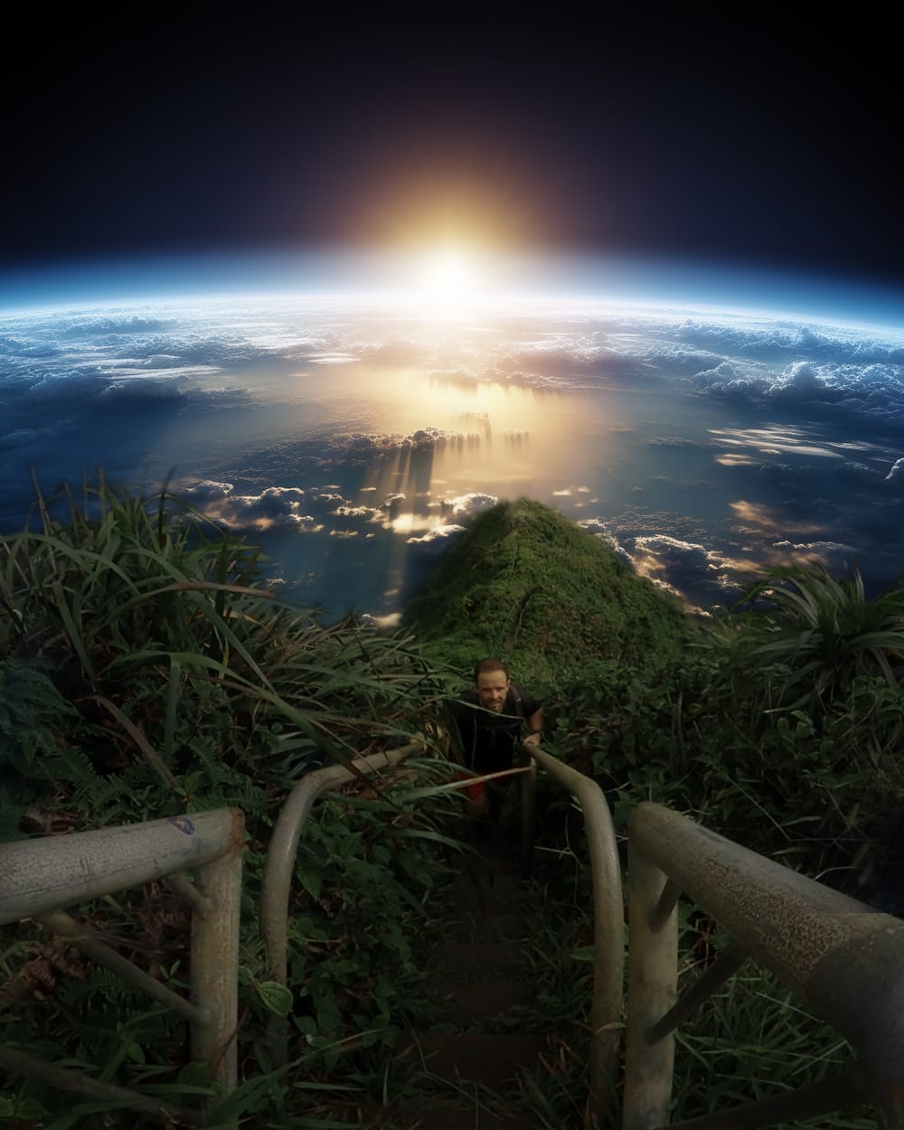 Hiking to Heaven - AI in photography